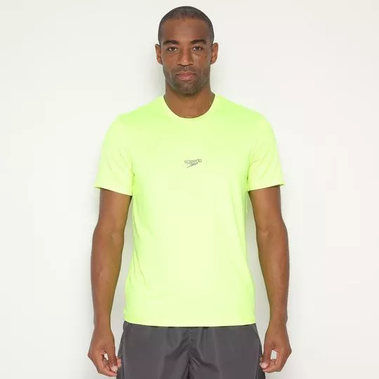 Camiseta Speedo®-  Verde limão- Speedo