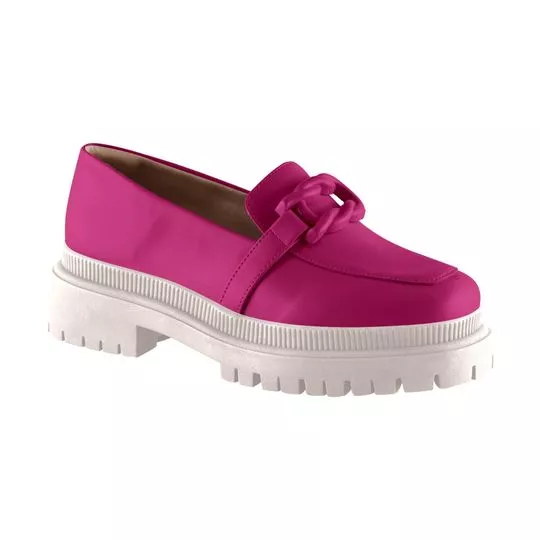 Loafer Meia Pata- Pink- Salto: 11cm- VIA UNO