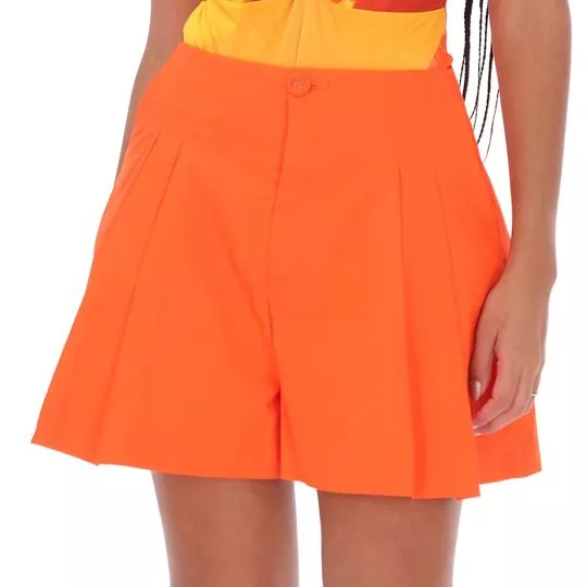 Short Com Pregas- Laranja- My Favorite Things