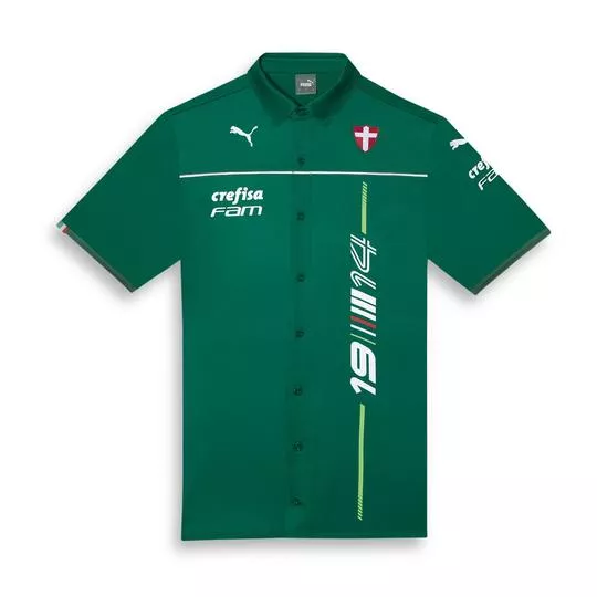 Camisa Palmeiras® -  Verde & Branca - Puma