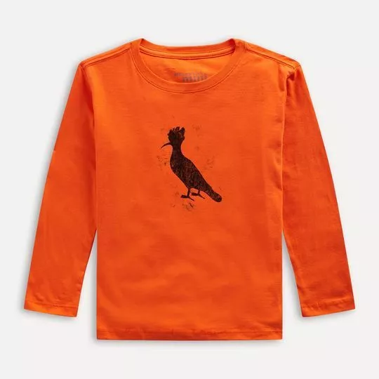 Camiseta Reserva -  Laranja & Preta - Reserva Mini