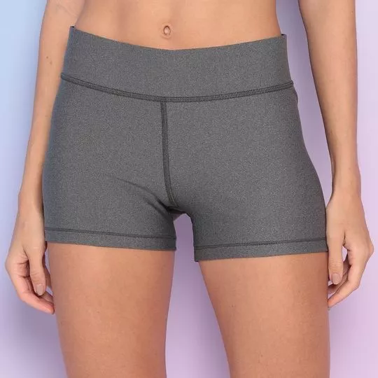 Short Com Recortes -   Cinza Escuro - Under Armour