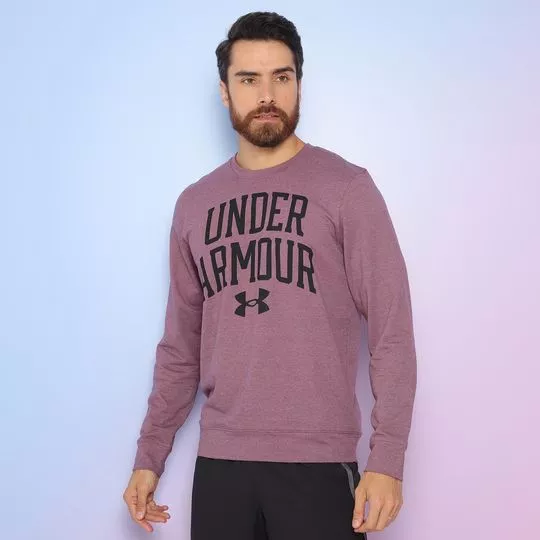 Blusão Under Armour® -   Malva & Preto - Under Armour