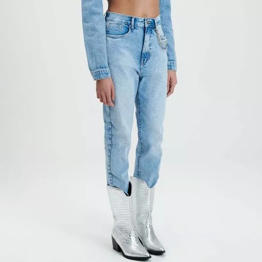 Calça Jeans Mom -  Azul - My Favorite Things