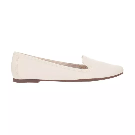 Slipper Com Recortes -  Off White - Anacapri