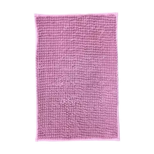 Tapete Chenille Shaggy- Rosa- 58x38cm- Niazitex