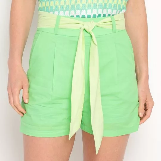 Short Com Bolsos -  Verde - ZINCO