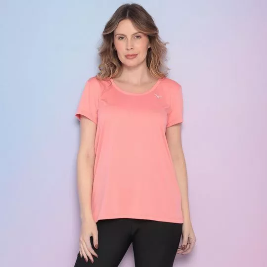 Blusa Mizuno®-  Rosa Claro- Mizuno