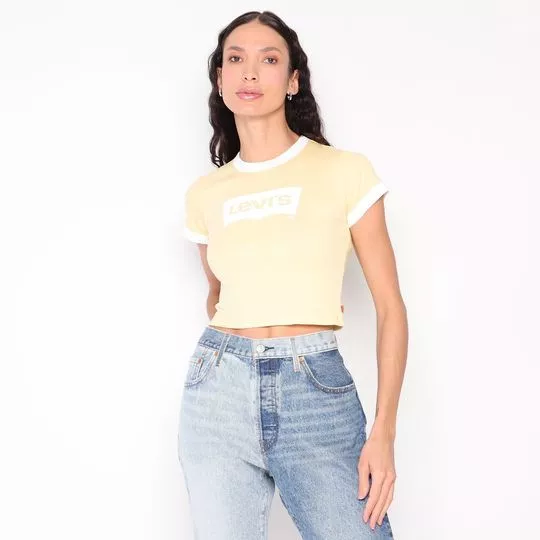 Cropped Levis®- Amarelo Claro