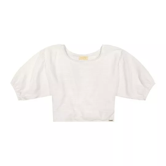 Cropped Texturizado - Off White - Charpey