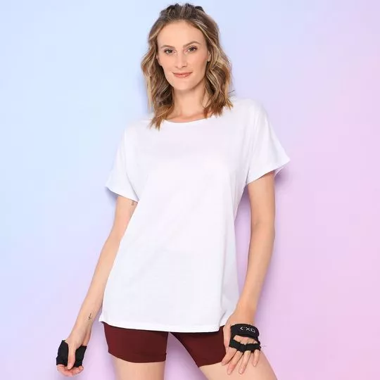 Blusa Alongada -  Branca -