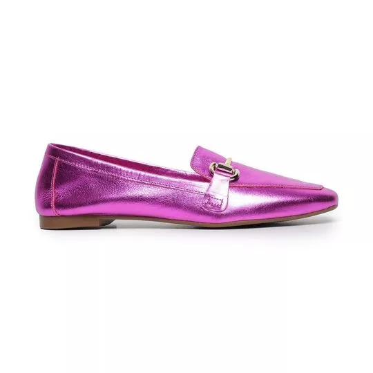 Loafer Metalizado -  Pink - Morena Rosa