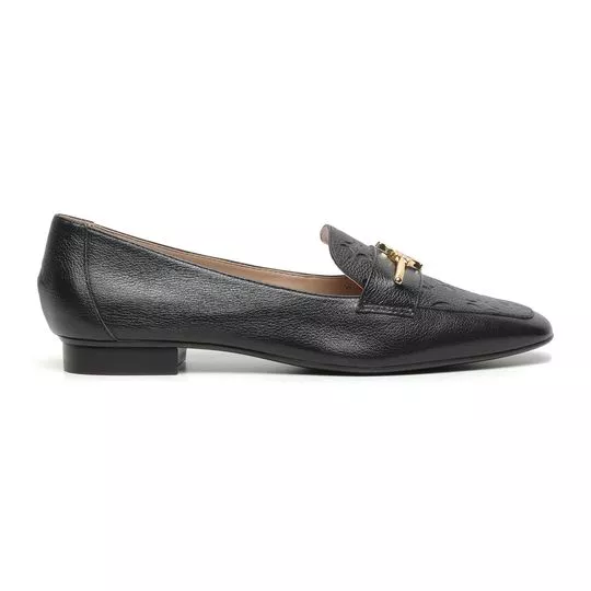 Loafer Com Aviamento -  Preto - Luz da Lua