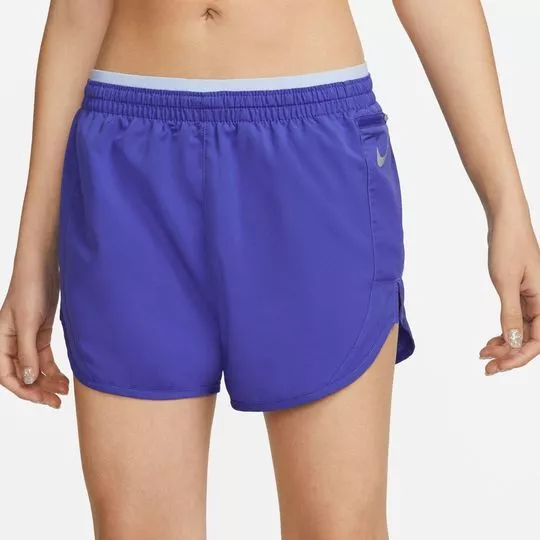 Short Nike Tempo Luxe -  Azul & Azul Claro - Nike