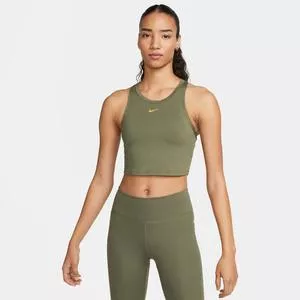 Cropped Nike Dri-Fit One Luxe Novelt<BR> -   Verde Militar<BR> - Nike