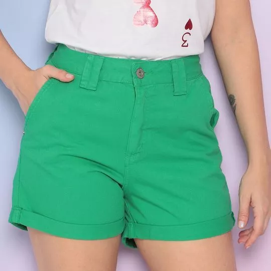 Short Com Bolso -  Verde - TNG