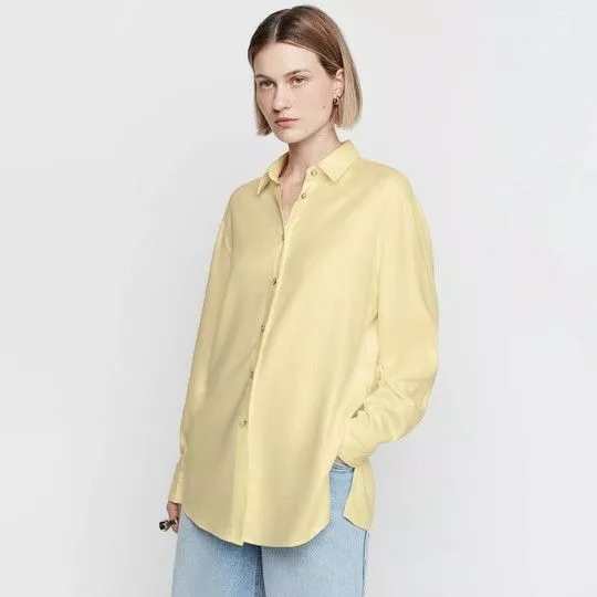 Camisa Lisa- Amarelo Claro