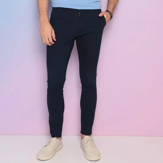 Calça Skinny Lisa -   Azul Marinho - Yachtsman