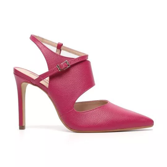 Slingback Com Recortes - Pink - Jorge Bischoff