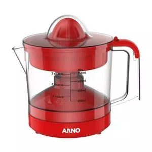 Espremedor de Frutas Suco Express<BR> - Incolor & Vermelho<BR> - 750ml<BR> - 220v<BR> - Arno