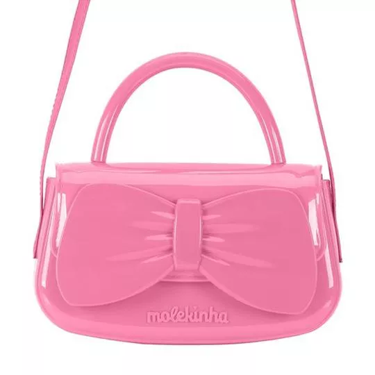 Bolsa Transversal Laço - Rosa Claro - Molekinha