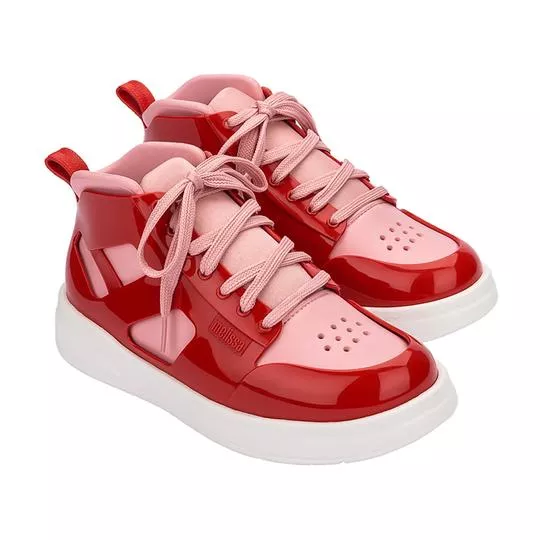 Melissa Player Sneaker - Rosa & Vermelha - Melissa