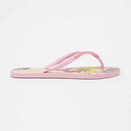 Chinelo Onças - Rosa & Amarelo - My Favorite Things