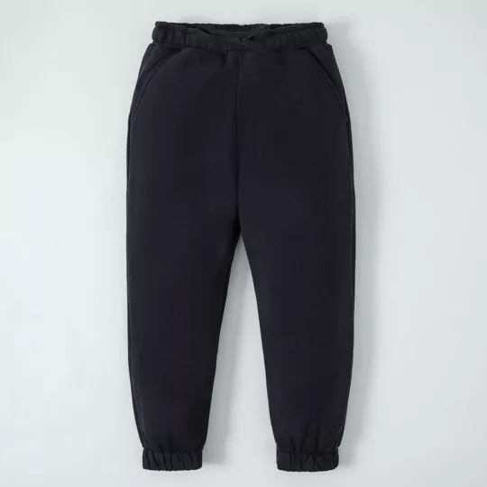 Calça Jogger Lisa -   Preta -   Hering Kids