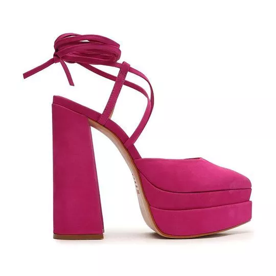 Slingback Meia Pata Com Fivela -  Pink -   Schutz