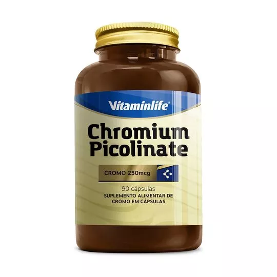 Chromium Picolinate 250mcg - 90 Cápsulas - Vitaminlife