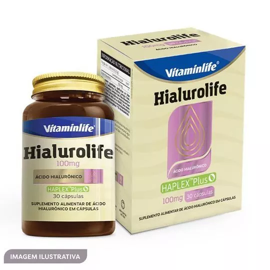 Hialurolife 100mg - 30 Cápsulas - Vitaminlife