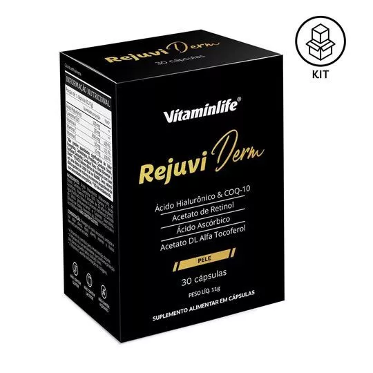 Combo Rejuvi Derm Em Cápsulas - 3 Unidades - Vitaminlife