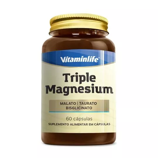 Triple Magnesium - 60 Cápsulas - Vitaminlife