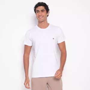 Camiseta Básica<BR>- Branca