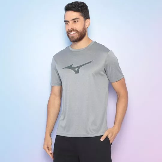 Camiseta Mizuno® -  Cinza - Mizuno