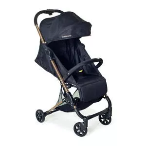 Carrinho De Passeio Nico<BR> - Azul Marinho & Dourado<BR> - 100x49,7x68cm