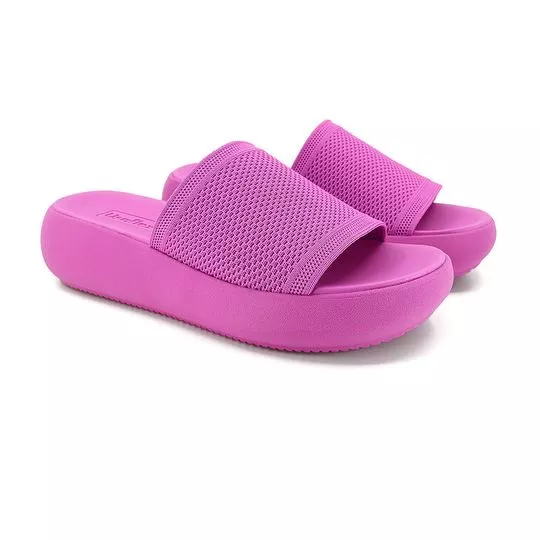 Tamanco Flatform - Rosa - Salto: 5cm - Usaflex