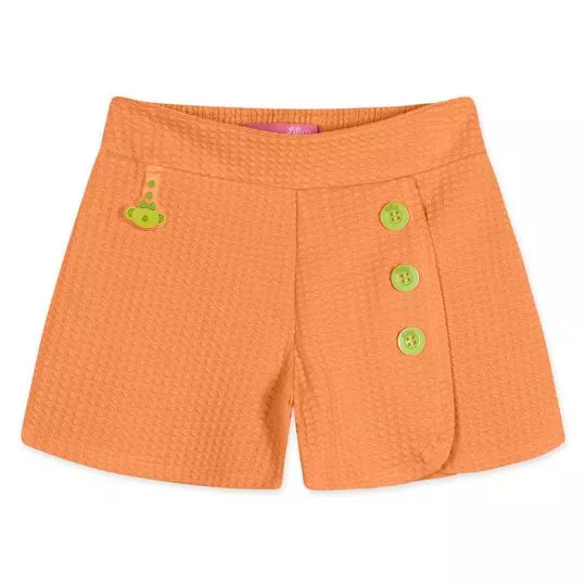 Short Com Recortes - Laranja & Verde - LILICA RIPILICA & TIGOR