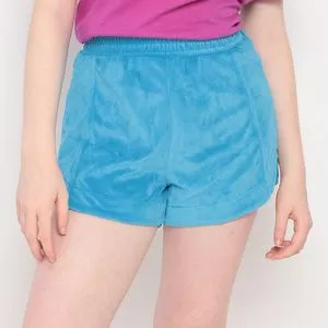 Short Aveludado<BR> -  Azul<BR> - Colcci