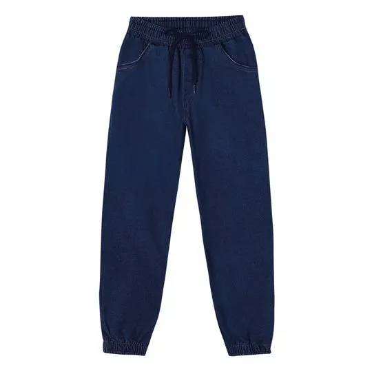 Calça Jogger Lisa -  Azul Marinho - Marisol