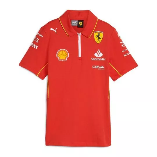 Polo Ferrari® -  Vermelha - Puma