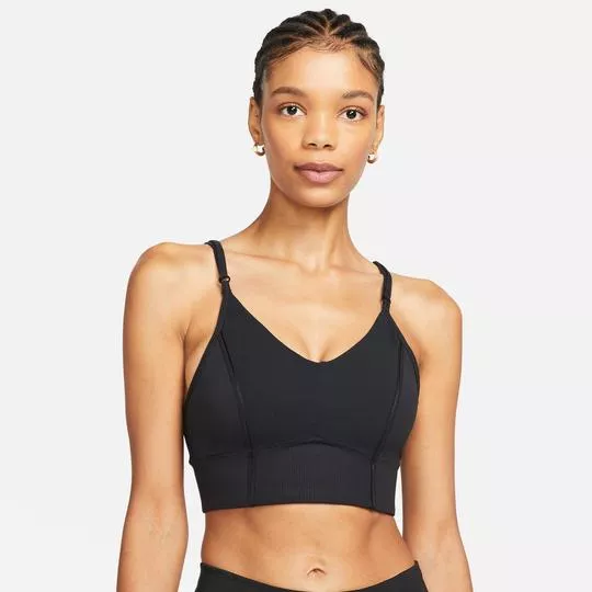 Top Nike Yoga Dri-FIT Indy - Preto - Nike