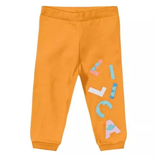 Calça Reta Infantil -  Laranja - LILICA RIPILICA & TIGOR