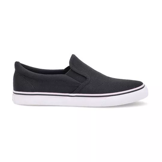 Slip On Com Recortes -  Preto - Usaflex