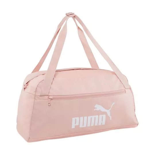 Bolsa Esportiva Puma® -  Rosa Claro & Branca - Puma