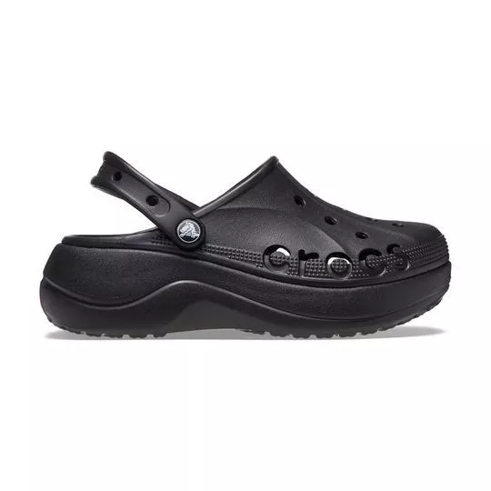 Baya Platform Clog -  Preto - Crocs