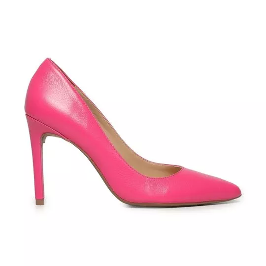 Scarpin Liso -   Rosa -   Salto: 9cm - Morena Rosa