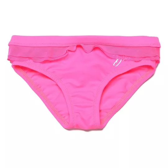 Calcinha Infantil Com Babados -   Rosa - Diesel