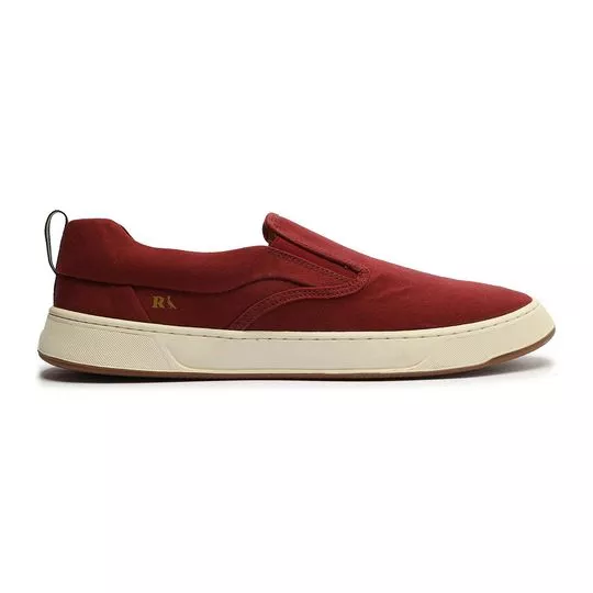 Slip On Texturizado -  Vermelho Escuro - Reserva