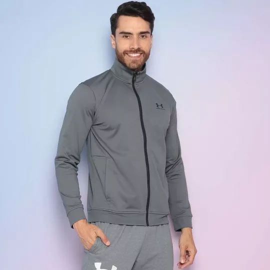 Jaqueta Com Recortes - Cinza Escuro - Under Armour